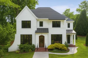 3-floor custom house plan with 4,400 heated sq. ft., 6 bedrooms, 4.5 bathrooms