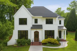 3-floor custom house plan with 4,400 heated sq. ft., 6 bedrooms, 4.5 bathrooms