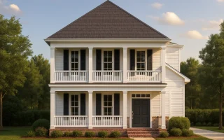 Plan  12-1099 - Walnut Brook Retreat  | Colonial - 3-Bed, 4-Bath, 2,740 SF