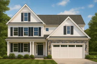 Craftsman Home Plan 2-Story CAD Blueprint with 4 Bedrooms