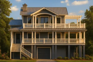 Narrow Lot House Plans 15 Elegant Beach Home Plan with CAD Blueprint & Unique Designs