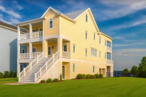 Modern Beach Home Plan with CAD Designs and 3 Floor Layouts