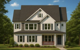 Plan  13-1427 - Dogwood Ridge Farm |  Modern Farmhouse - 4-Bed, 3.5-Bath, 2,395 SF