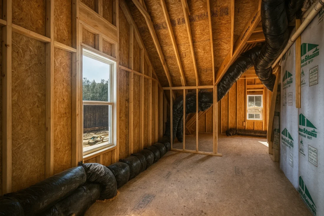 Modern Farmhouse home with white brick exterior, gable roof, and transitional architectural design