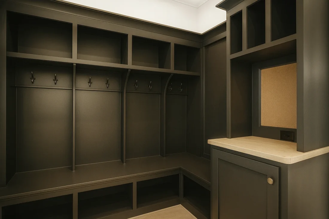 Modern Farmhouse home with white brick exterior, gable roof, and transitional architectural design