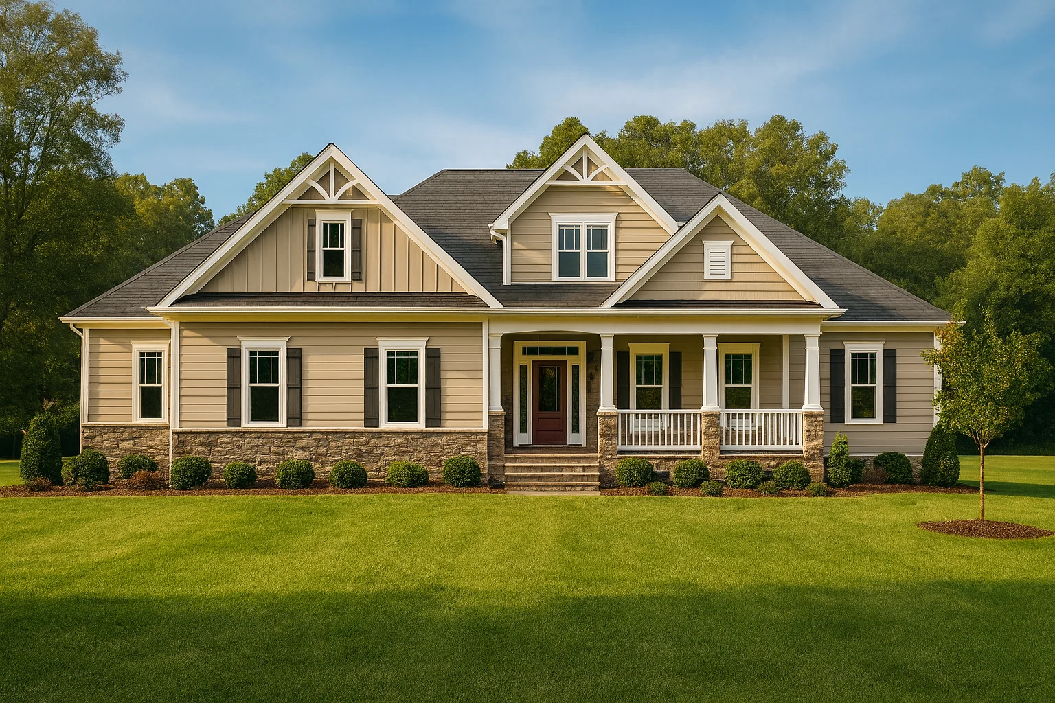 Classic Craftsman House Plan with 4 Bedrooms & Timeless Curb Appeal