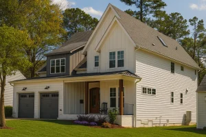 Modern Craftsman Home Plan with Open Floor Plan & CAD Design