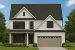Classic Suburban Home Plan with 3 Stories and CAD Designs