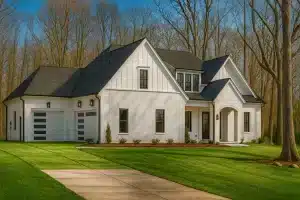 Beautiful Modern Farmhouse Floor Plan with CAD Designs & Blueprint