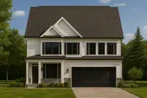 Craftsman Home Plan with 3 Floors and Detailed CAD Designs