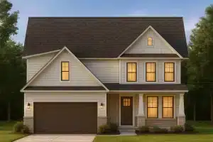 Modern Craftsman Home Plan with 4 Bedrooms and Elegant Architecture