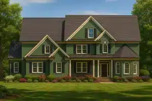 Charming 2-Story Home Plan with Traditional Design & CAD Blueprints