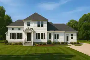 Elegant 2-Story House Plan with Craftsman-Inspired Architecture