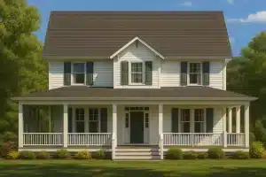 Charming Cottage Home Plan with Detailed Architecture