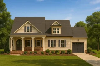 Custom 2-Story Craftsman House Plan with Spacious Layout