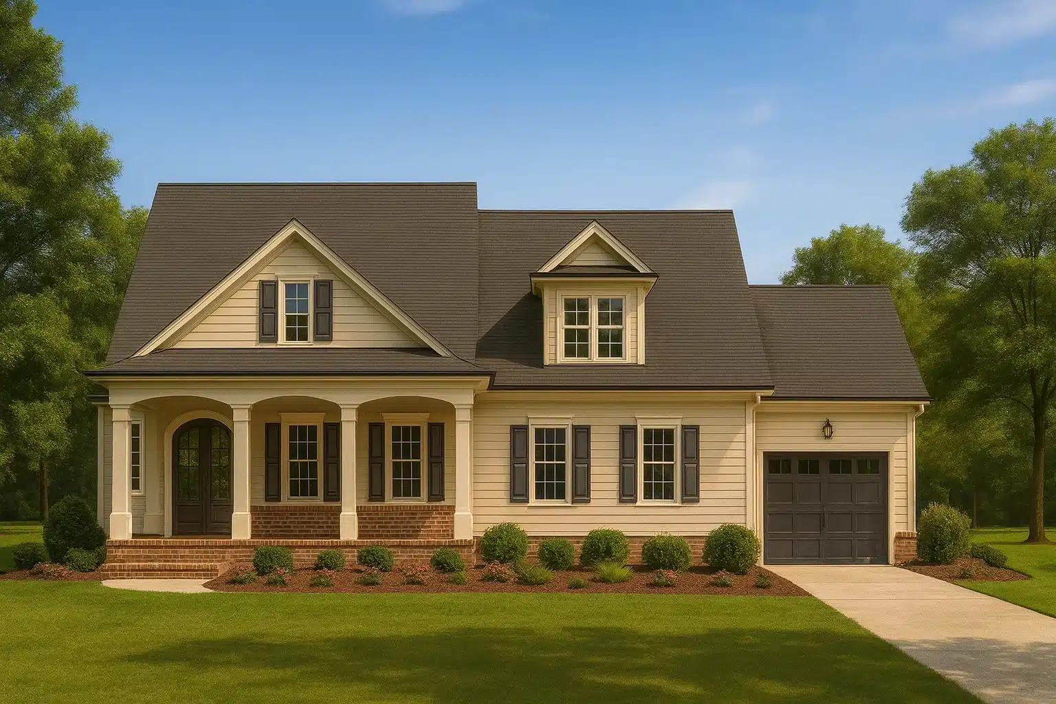 Country Farmhouse Plans 7 Custom 2-Story Craftsman House Plan with Spacious Layout