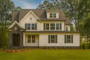 Modern Craftsman 3-Story House Plan with CAD Blueprints