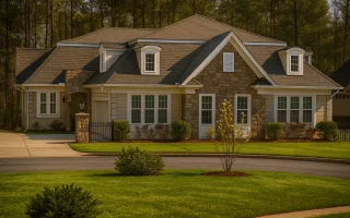 Plan  10-1929B - Hunters Wood | New  American - 4-Bed, 5-Bath, 8,754 SF