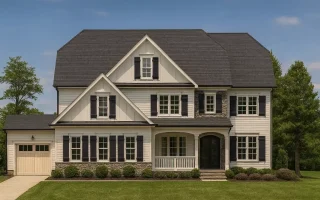 Plan  12-2224 - Aster Woods Manor |  New American - 4-Bed, 3.5-Bath, 3,620 SF