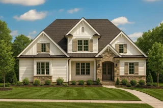 Craftsman Home Plan with Spacious Layout and Designer Features