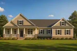 Craftsman Ranch House Plan - 4-Bed, 3-Bath, 2,450 SF