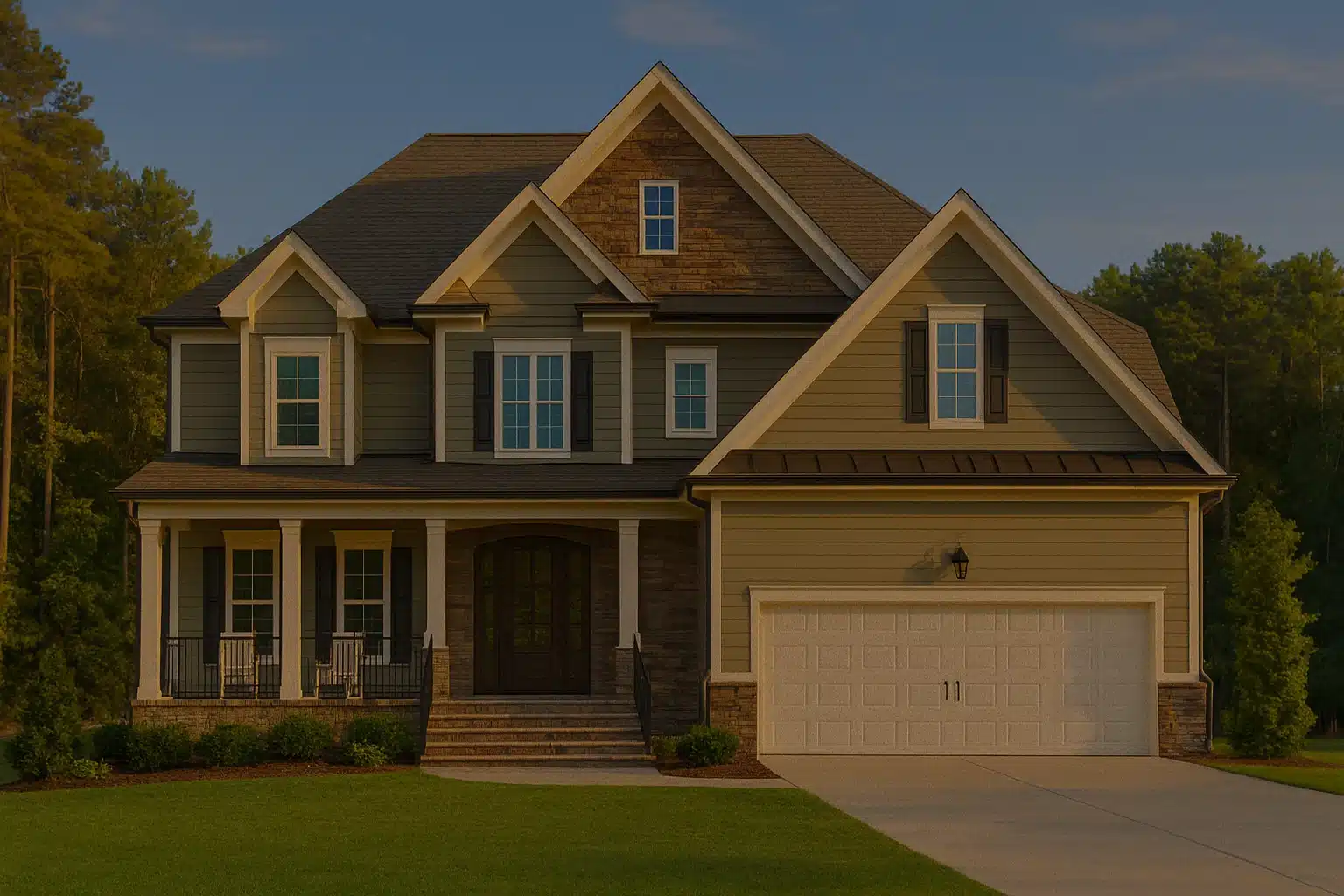 Transitional House Plan with 2 Stories, Bonus Rooms & Flexible Blueprint