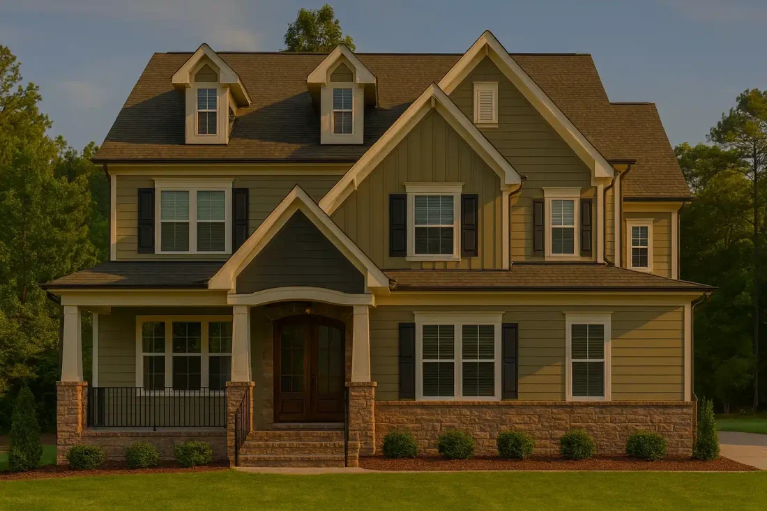 Customizable 2.5-Story House Blueprint with Stunning Features