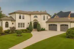 Luxury 2-Story House Plan with Pool, Open Layout & French Country Design