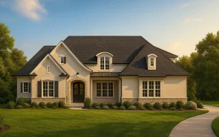 Plan  18-1940 - Aster Fork Retreat |  New American - 5-Bed, 5-Bath, 5,199 SF