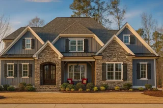 4,121 sq. ft. Traditional Craftsman house plan