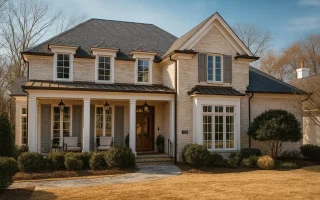 Plan  16-1774 - Washington Place |  Colonial Revival - 4-Bed, 5-Bath, 3,997 SF