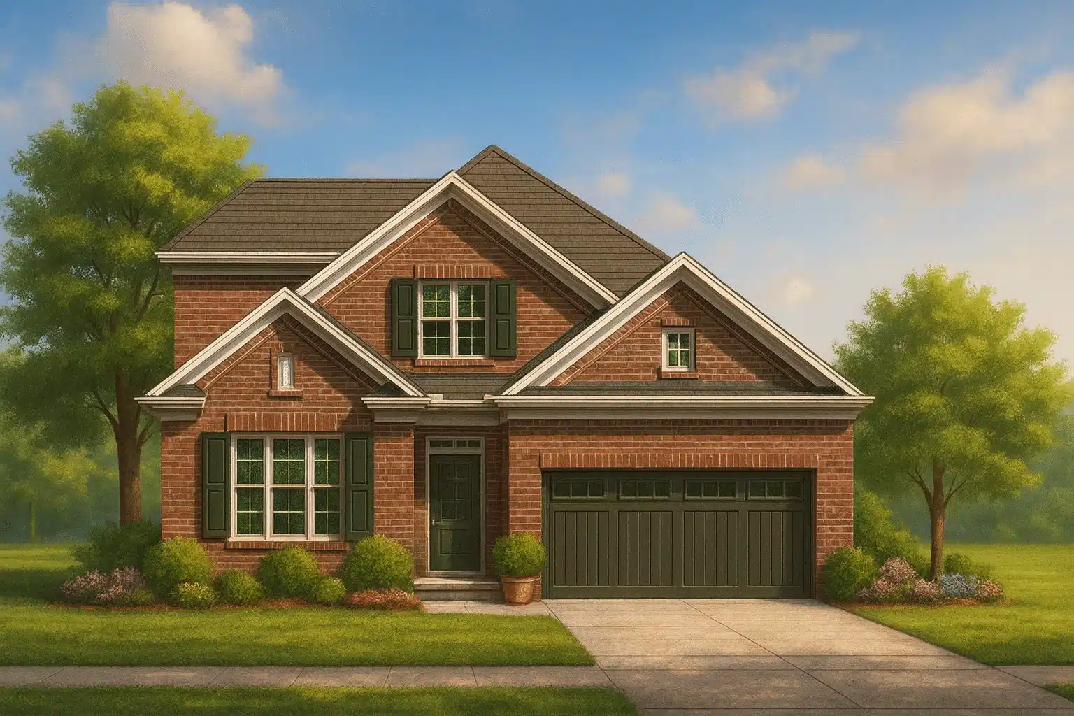 2 stories, 4 bedrooms, 3 bathrooms