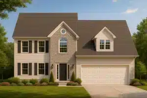 3.5-bathroom house plan with 2,580 heated sq. ft.