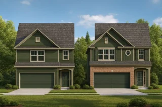 Townhome Floor Plans 4 2,353 heated sq. ft., 4 bedrooms