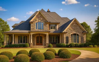 Plan  11-1963 - Auburn Springs Farmhouse | French Country - 4-Bed, 4.5-Bath, 4,553 SF
