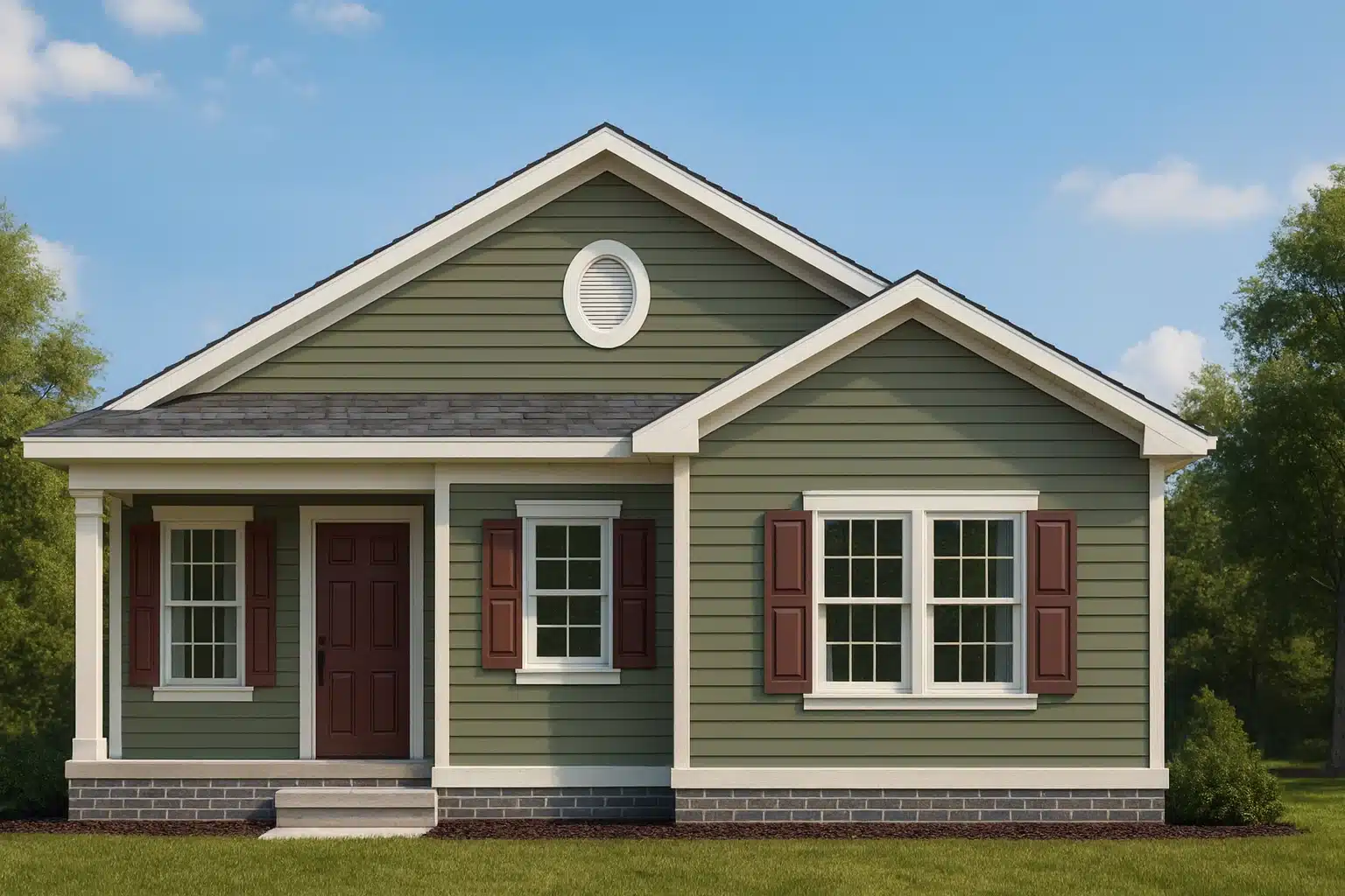 1,066 heated sq. ft., 3 bedrooms