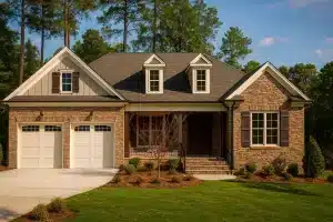 2,521 sq. ft. Craftsman-inspired ranch featuring 3 bedrooms, 2 baths