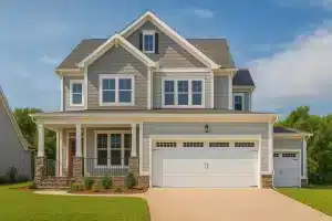 Modern 3-Story Craftsman Home Plan with CAD Blueprints