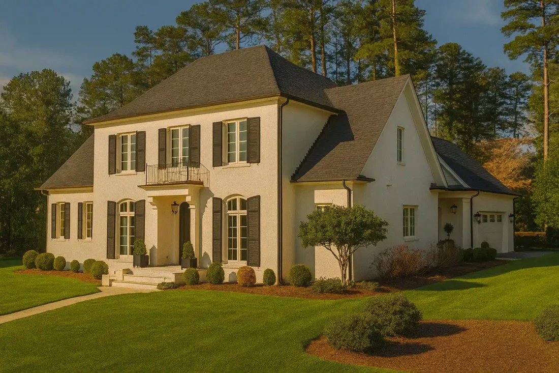 French Country Home Blueprint – Architectural Designs & CAD Plan