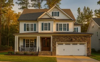 Plan  16-1409 - Auburn Trail Farm |  New American - 5-Bed, 4-Bath, 3,137 SF