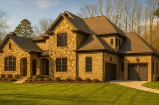 Luxurious 2-Story House Plan with French Country Details