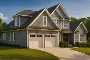 Customizable 2-Story Craftsman House Plan with Office, Recreation Room & CAD Files