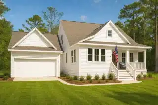 House Plans with Second Floor Laundry Room 14 Charming 2-Story Beach Cottage Floor Plan with Detached Garage