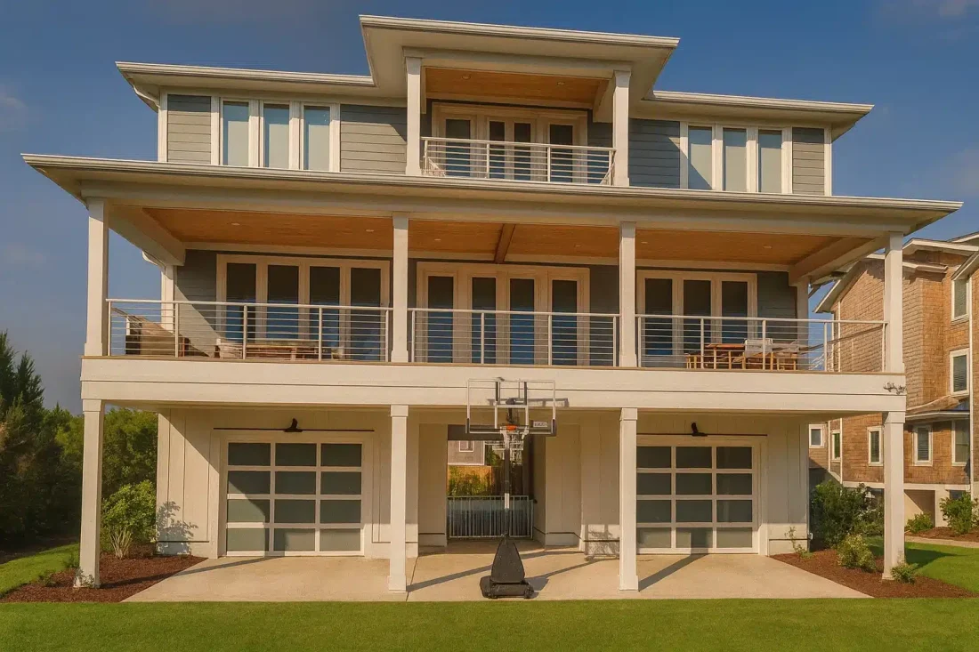 Beautiful Home Plan with 2-Story Architectural Designs