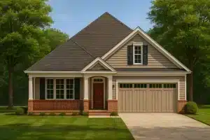 Custom Home Design Blueprint CAD Floor Plan and Architecture