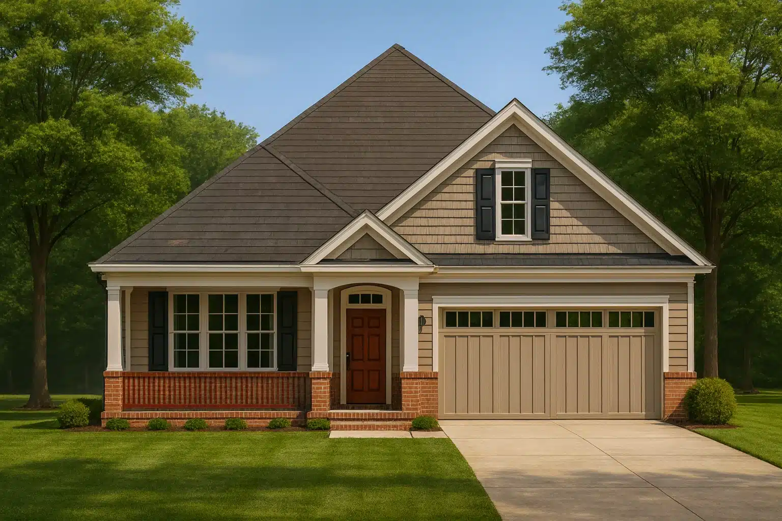 Country Farmhouse Plans 5 Custom Home Design Blueprint CAD Floor Plan and Architecture