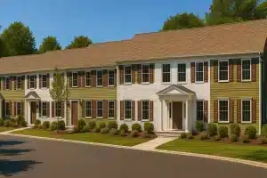 Modern 2-Story Townhome Floor Plan with Craftsman Design