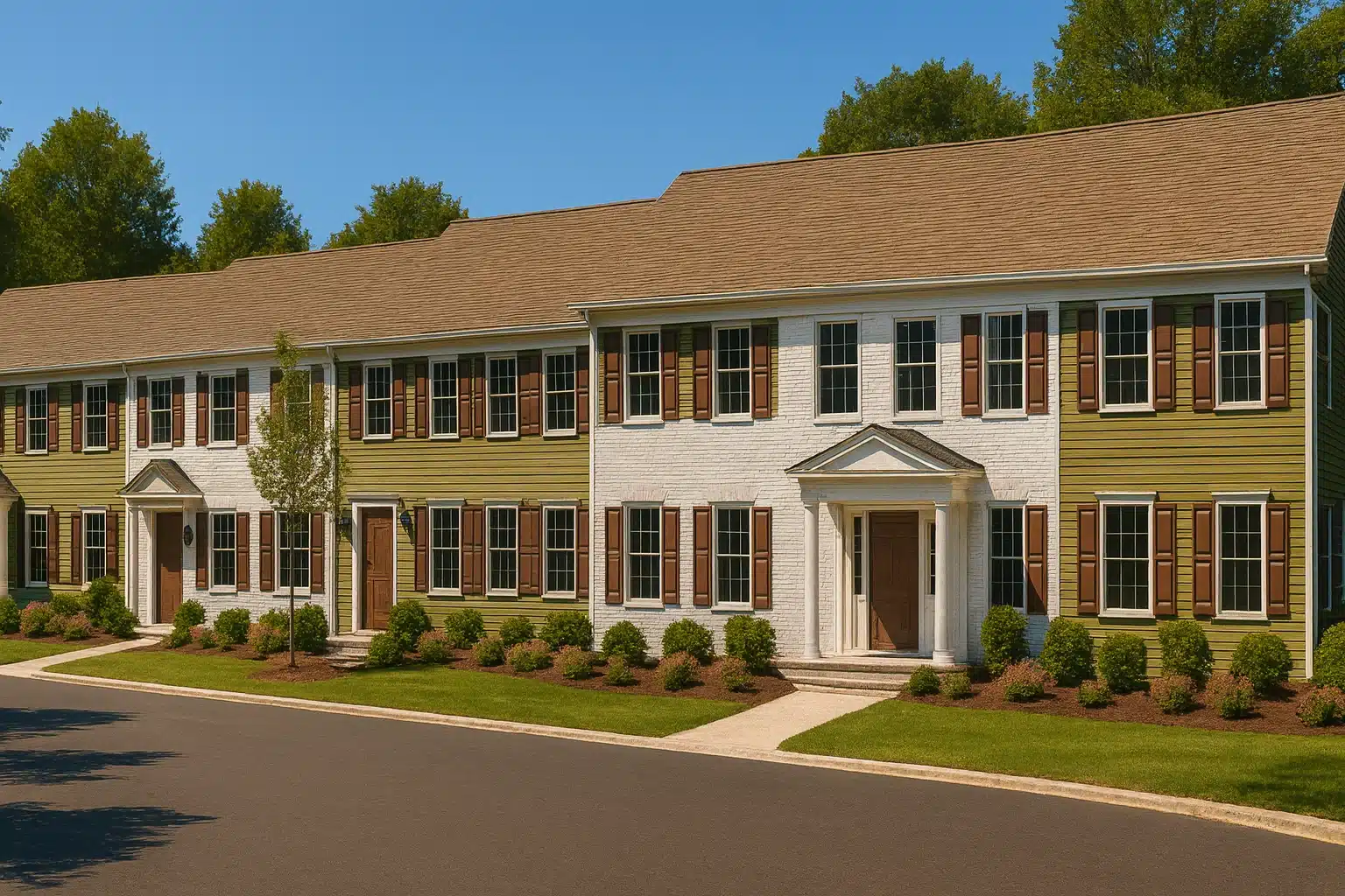 Modern 2-Story Townhome Floor Plan with Craftsman Design