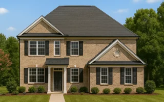 Plan  11-1802 - Step Estate |  Traditional Colonial - 4-Bed, 3.5-Bath, 3,143 SF