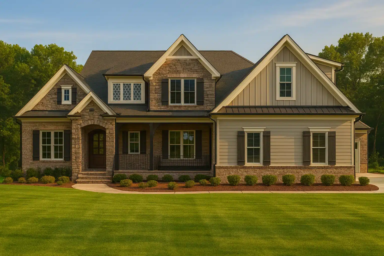 Custom Home Plan with 4 Beds, 4 Baths, and 3-Car Garage